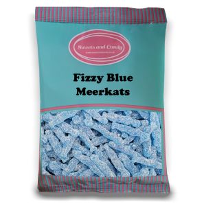 Pick and Mix Sweets - 1Kg Bulk bag of vegan blue fizzy sweets