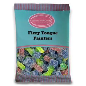 Fizzy Tongue Painters - A 1kg bag of fruit flavour gummy sweets that paint your tongue!