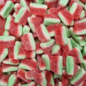 Fizzy Watermelon Slices - Vidal fizzy watermelon shaped sweets