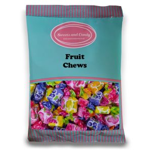 Fruit Chews - 1Kg Bulk bag of traditional fruit flavour chewy sweets.