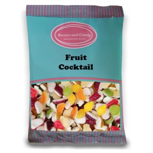 Fruit Cocktail - 1Kg Bulk bag of assorted fruit flavour jelly sweets
