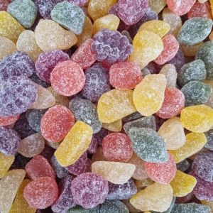Taveners Fruit Pastilles, assorted fruit flavour, sugar coated gummy sweets