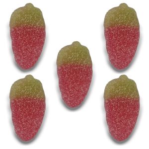 Giant Fizzy Strawberries - retro sweets from our online sweet shop!