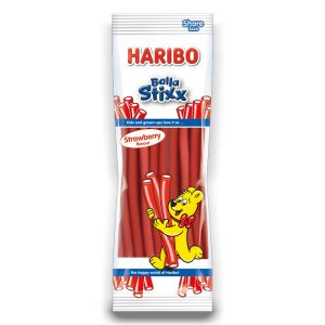 Delicious Haribo Balla Stixx with a fantastic strawberry flavour! Strawberry flavoured sticks with a creamy filling, these Haribo Stixx are loved by all.