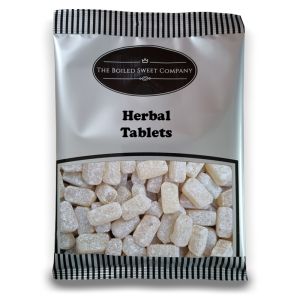 Herbal Tablets - 1Kg Bulk bag of traditional herbal flavour boiled sweets.