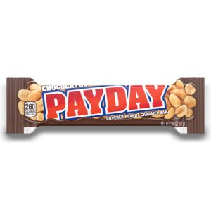 American Sweets - Hersheys Payday American candy bar made from peanuts and caramel covered in chocolate.