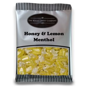 Pick and Mix Sweets - 1Kg Bulk bag of Honey and Lemon Menthol, traditional wrapped boiled sweets