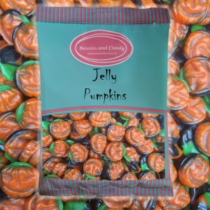 Halloween Sweets - Jelly Pumpkins - 1Kg Bulk bag of spooky fruit flavour jelly sweets shaped like pumpkins!