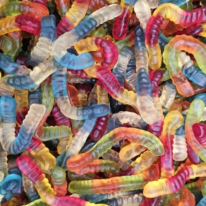 Jelly Snakes - Retro fruit flavour jelly sweets shaped like snakes, perfect for Halloween!