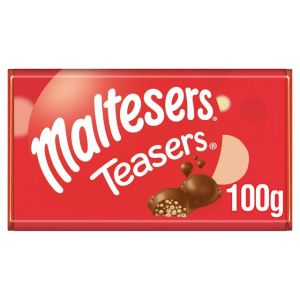 Milk chocolate Malteser bar with small Malteser peices in