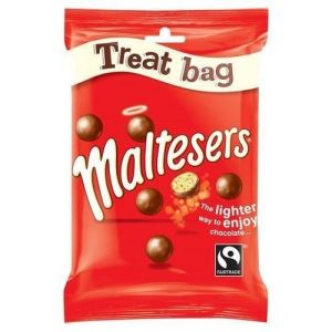 A milk chocolate ball with a light malt centre