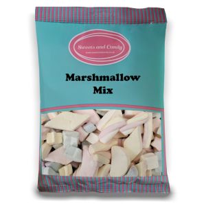 Marshmallow Mix - 1Kg Bulk bag of assorted shaped marshmallows