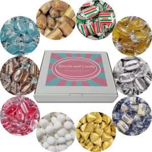 Assorted Mint Sweets in our Sweets and Candy Hamper Box