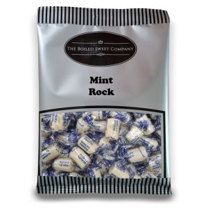 Mint Rock - 1Kg Bulk bag of traditional mint flavour boiled sweets.