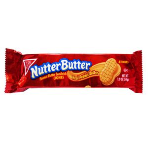 A packet of American nutter butter cookies