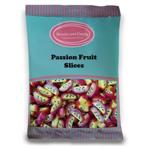 Passion Fruit Slices - 1Kg Bulk bag of passion fruit flavour sweets with a fondant style centre!