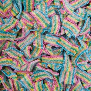 Rainbow Bites - bitesize pieces of the pick and mix sweets rainbow belts