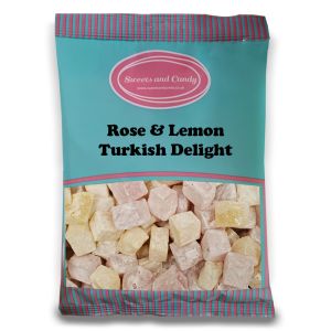 Rose and Lemon Turkish Delight - A 1kg bag of rose and lemon flavour traditional cubes of Turkish delight!