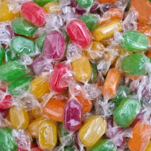 Sherbet Fruits - Traditional fruit flavour boiled sweets with a sherbet centre