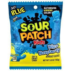 American Sweets - Blue raspberry flavour sour patch kids candy