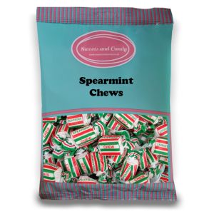 Spearmint Chews - 1Kg Bulk bag of traditional spearmint flavour chewy sweets