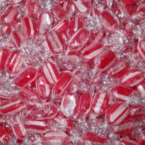 Spearmint Drops - Traditional spearmint flavour boiled sweets that are individually wrapped.