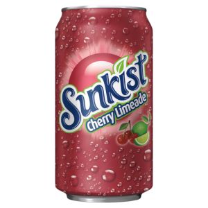 American Drinks - Cherry Limeade flavour Sunkist imported from America
