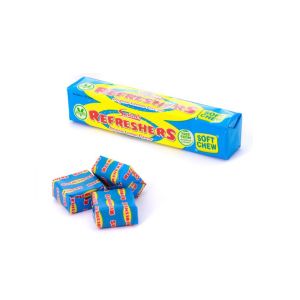Swizzels chewy lemon refresher sweets with a lemon sherbet centre