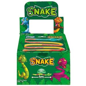 A full box of fruit flavour giant jelly snakes that are over 1m in length!
