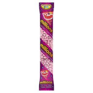 Vimto flavour chewy sweets in tiny balls!