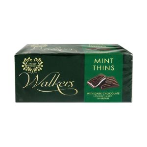 Christmas Sweets - Walkers Mint thins, dark chocolate and peppermint creams in a gift box