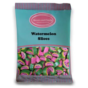 Watermelon Slices - 1Kg Bulk bag of watermelon flavour sweets with a fondant style centre!