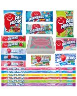 Our Sweets and Candy Hamper box filled with Laffy Taffy and Airheads sweets!