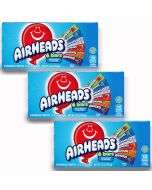 American Sweets - A pack of 3 Airheads Theatre Boxes. Chewy American candy bars