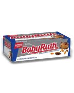 American Sweets - A full case of 24 Baby Ruth American candy bars made with peanuts, caramel and smooth nougat.