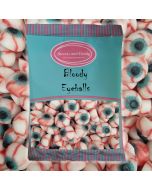 Halloween Sweets - Bloody Eyeballs - 1Kg Bulk bag of spooky fruit flavour jelly sweets shaped like blood shot eyes!