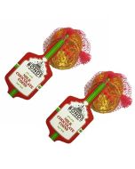A pack of 2 nets of Christmas chocolate coins, perfect stocking filler sweets!