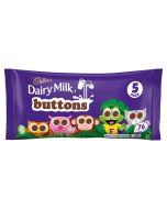 A multipack of 5 bags of Cadbury's Milk Chocolate Buttons