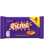 Crispy cereal pieces, chewy caramel, plump raisins and salty peanuts, all covered in delicious Cadbury milk chocolate