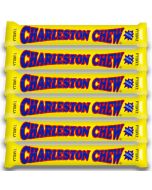 American Sweets - A pack of 6 Vanilla Charleston Chew American candy bar, made from vanilla flavour nougat covered in a chocolatey coating