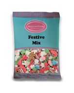 Christmas Sweets - 1Kg Bulk bag of fruit flavour gummy sweets in assorted Christmas shapes