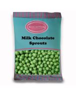 Christmas Sweets - 750g Bulk bag of Milk Chocolate balls with a festive Brussel sprout foil wrapper!