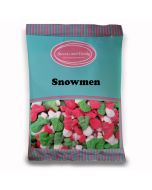 Christmas Sweets - 1Kg Bulk bag of fruit flavour sweets shaped like Snowmen