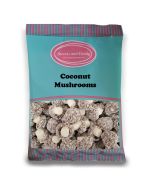 Coconut Mushrooms - A bulk 1kg bag of traditional mushroom shaped sweets with a coconut covering