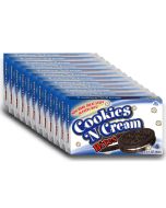 American Sweets - A full case of 12 Cookie and cream flavour cookie dough bites in a handy theatre box