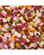 Dolly Mix - Traditional fruit flavour assorted candy fondant sweets with small fruit flavour jellies