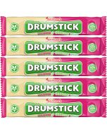 A pack of 10 retro sweets - bubblegum flavour drumstick chew bars
