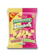 Rhubarb and Custard Drumstick Squashies, On the one side it tastes of sweet rhubarb whilst on the other, a creamy custard.
