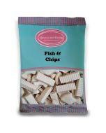 Fish and Chips - 1Kg Bulk bag of white chocolate flavour candy pieces!