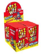 A full case of Fizz Wiz strawberry popping candy sachets, retro sweets from your childhood!